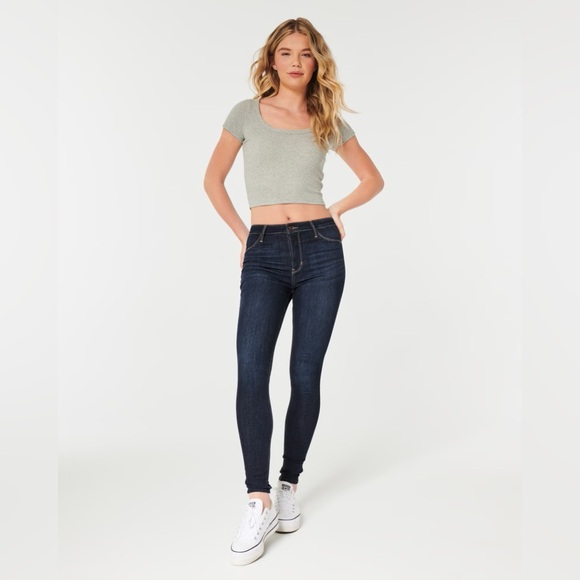 Dark wash skinny jeans - Picture 1 of 7